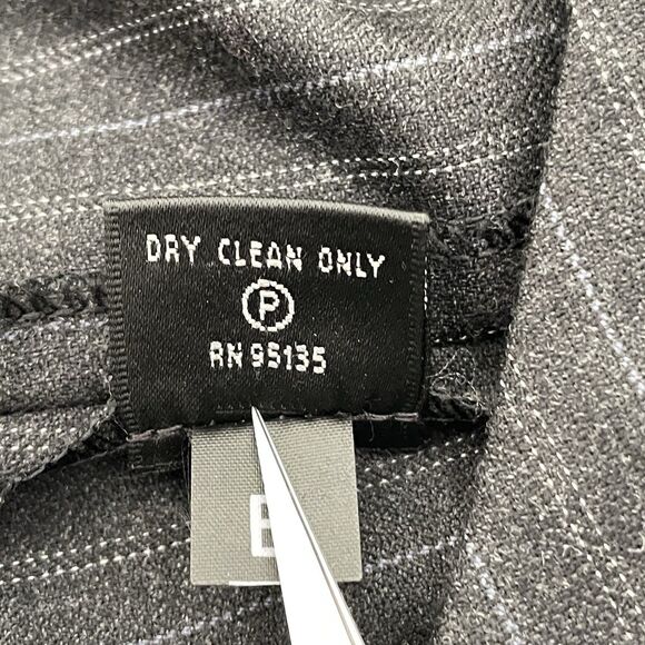 LAFAYETTE 148 100% Wool Wide Leg Dress Pant Size 16 High Rise Straight Gray EUC - Picture 9 of 14